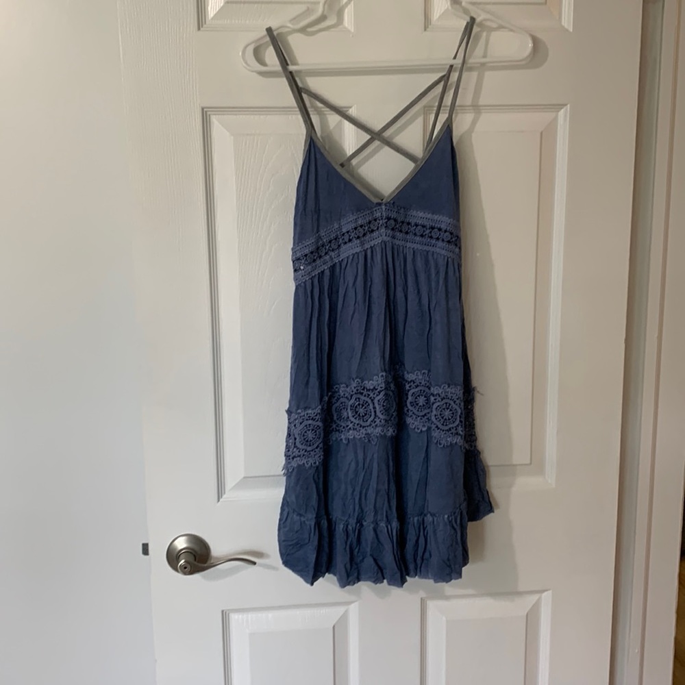 Can be worn as long top, short dress or cover up